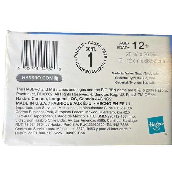 Big Ben 1000 Piece Puzzle Gadertal Valley South Tyrol Italy SEALED 2004 - Picture 3 of 10